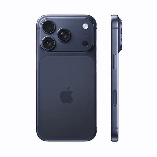 گوشی موبایل اپل iPhone 17 Pro Max ZAA ظرفیت 512 گیگابایت رم 12 گیگابایت رنگ: آبی تیره نارنجی نقرهای — تصویر ۳