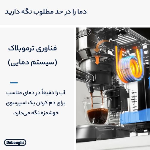 اسپرسوساز دلونگی مدل EC885 — تصویر ۱